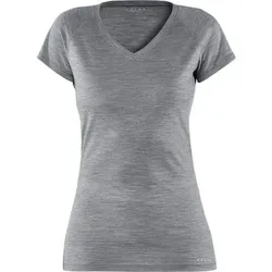 FALKE Damen Kurzarmshirt Skiing, Größe XL in Grau Grau