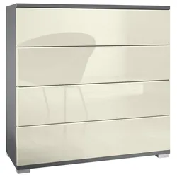 KOMMODE Pavos Creme Hochglanz