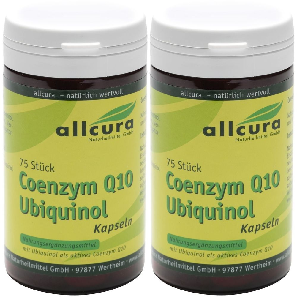 Coenzym Q10 Ubiquinol 100 mg Kapseln 2x 2x75 St