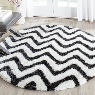 SAFAVIEH Handmade Barcelona Shag Audra Polyester Rug