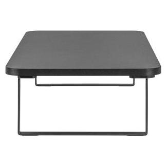 Powerton Monitorständer, einfache Montage, Tastaturplatz, schwarz, Metall (WPEMS4)