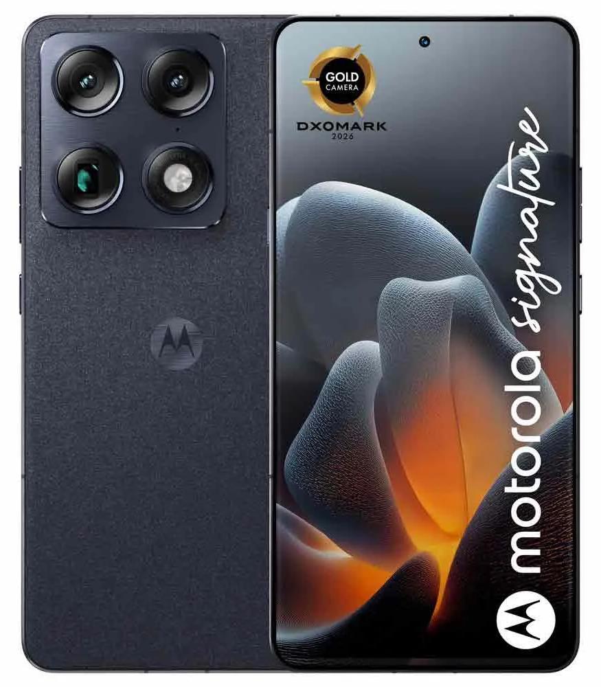 Motorola signature , 17,2 cm (6.78"), 12 GB, 256 GB, 50 MP, Android 16.0, Dunkelblau