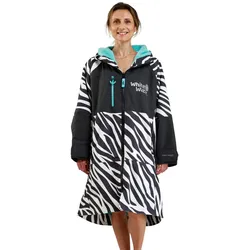 WHITE WATER HARD-SHELL ROBE 2027 zebra print/blue - S