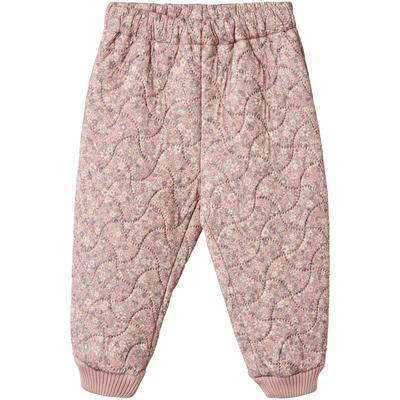 Thermohose WHEAT "Thermo Pants Alex", Mädchen, Gr. 80, N-Gr, rosa (powder flower meadow), Web, Obermaterial: 100% Polyester, unifarben, regular fit knöchellang, Hosen Thermohose