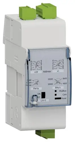 Hager HTC320H HTC320H Kommunikationsmodul Modbus RTU m.2 Ein- u.2 Ausgängen h3+ Energy Kommunikationsmodul 1St.