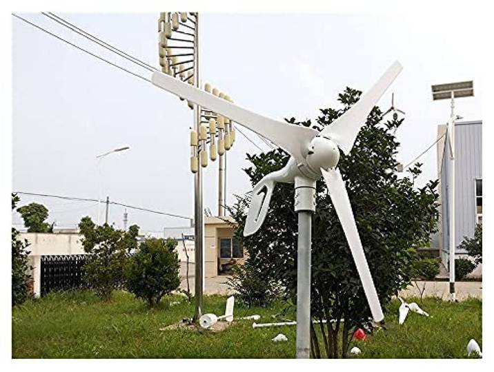 Windgenerator, Windturbinengenerator 3 Blades 300W 24V Wind Solar Hybrid Controller
