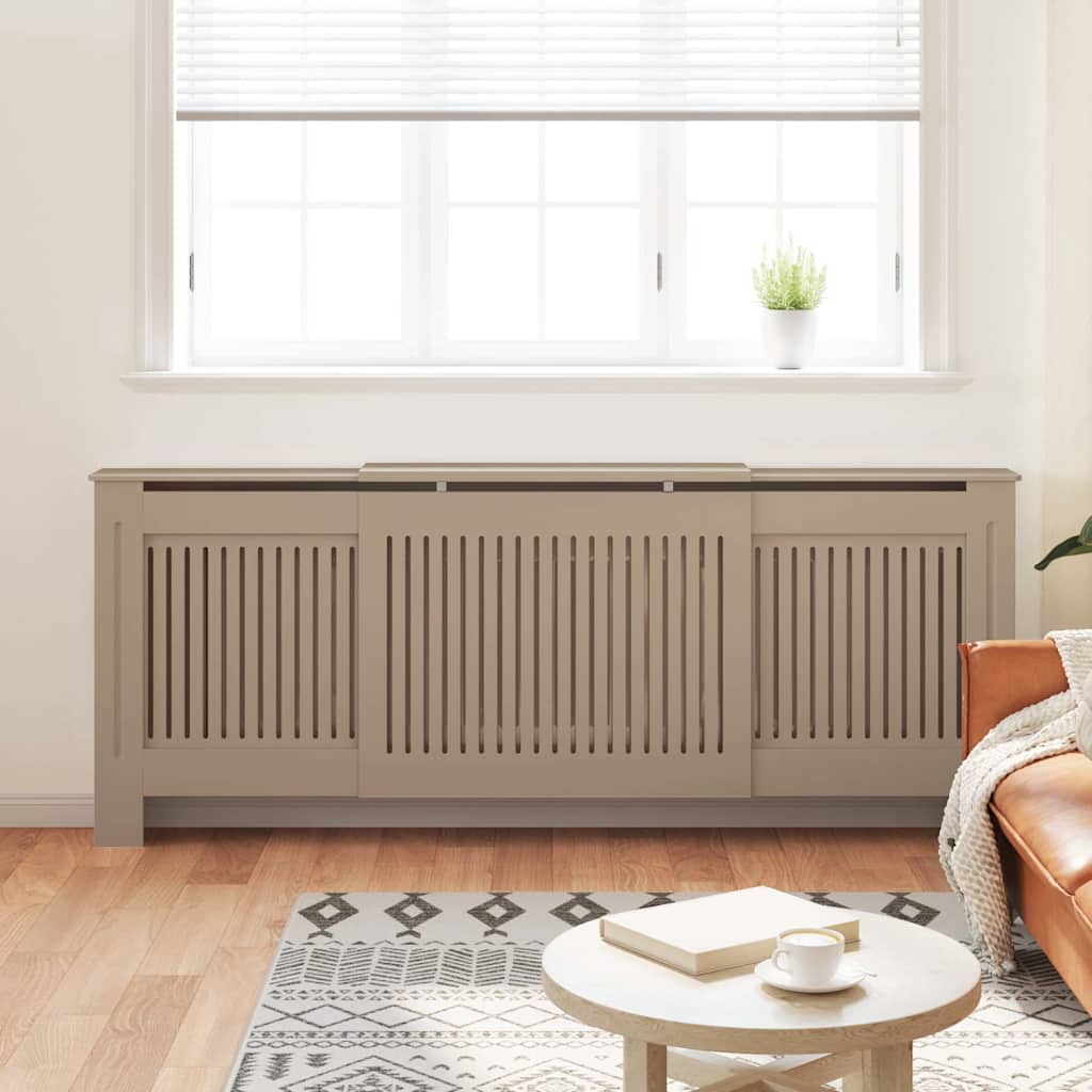 vidaXL Cache-radiateur bois d'ingénierie 205 cm