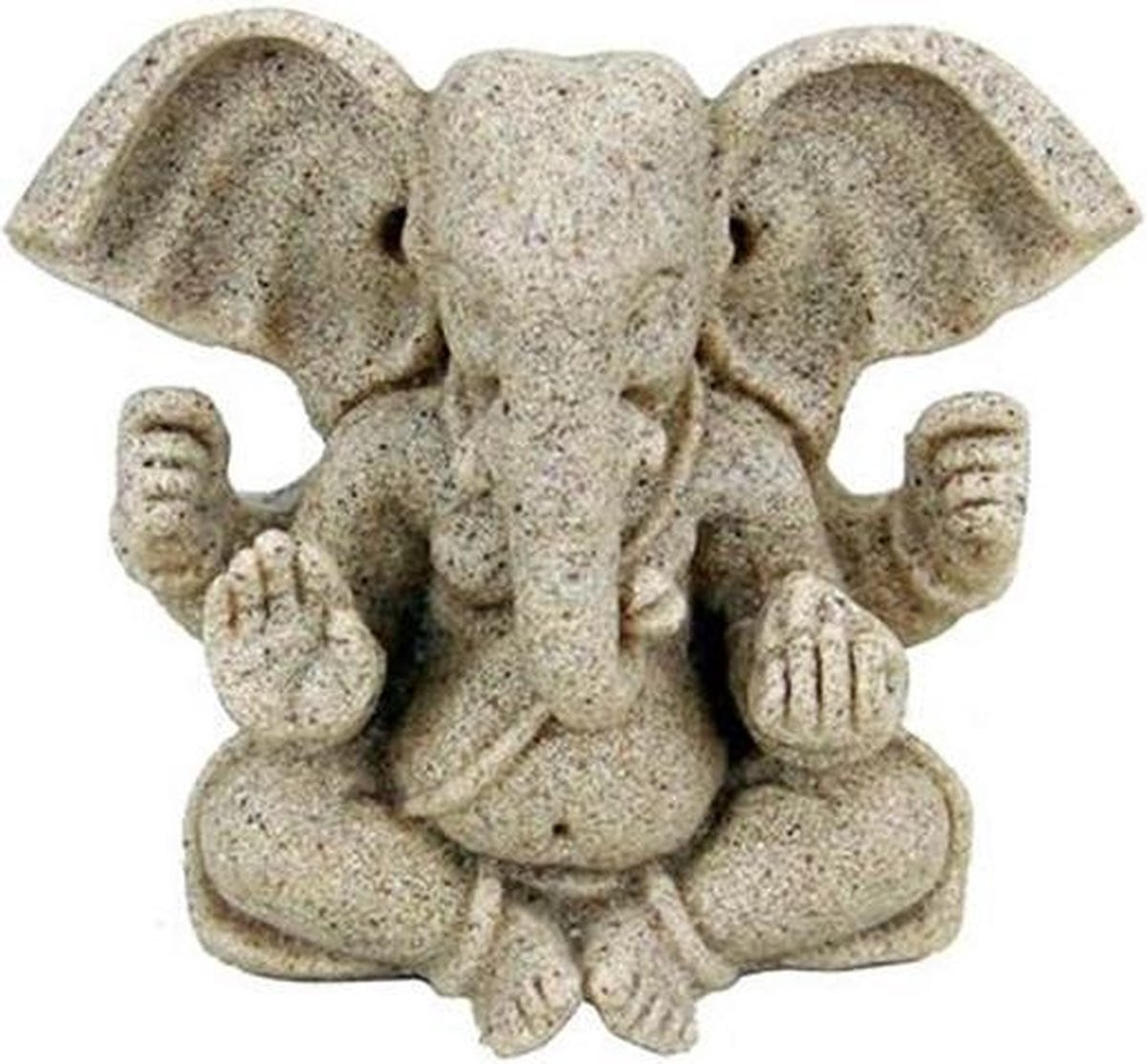Ganesha beeld van zand, 8 cm