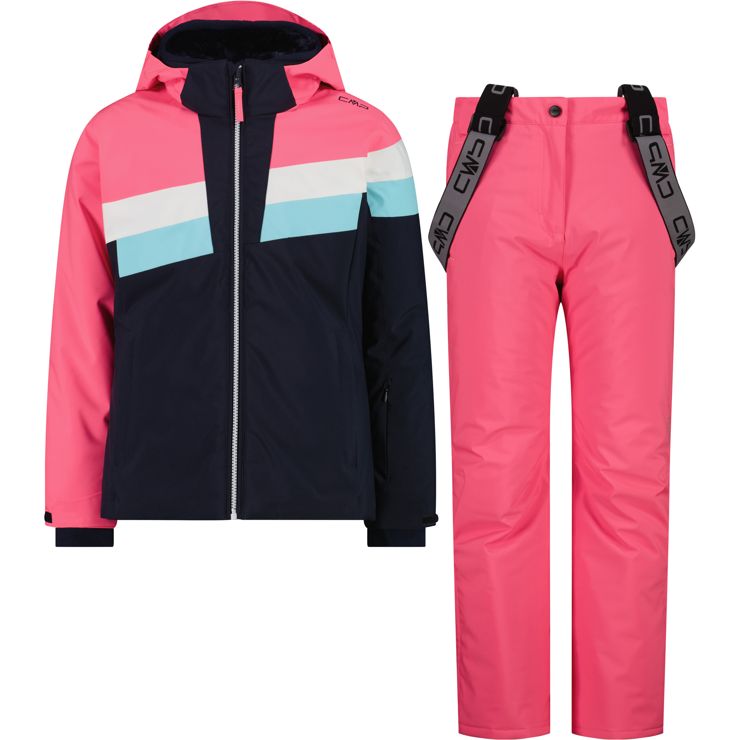 CMP Ski Set Kinder Overalls schwarz Größe 98 Skifahren