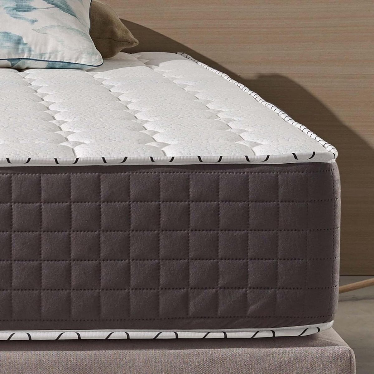 Merkloos Hybrid Traagschuim Matras voor Volwassenen - Wit - 160 x 200 cm