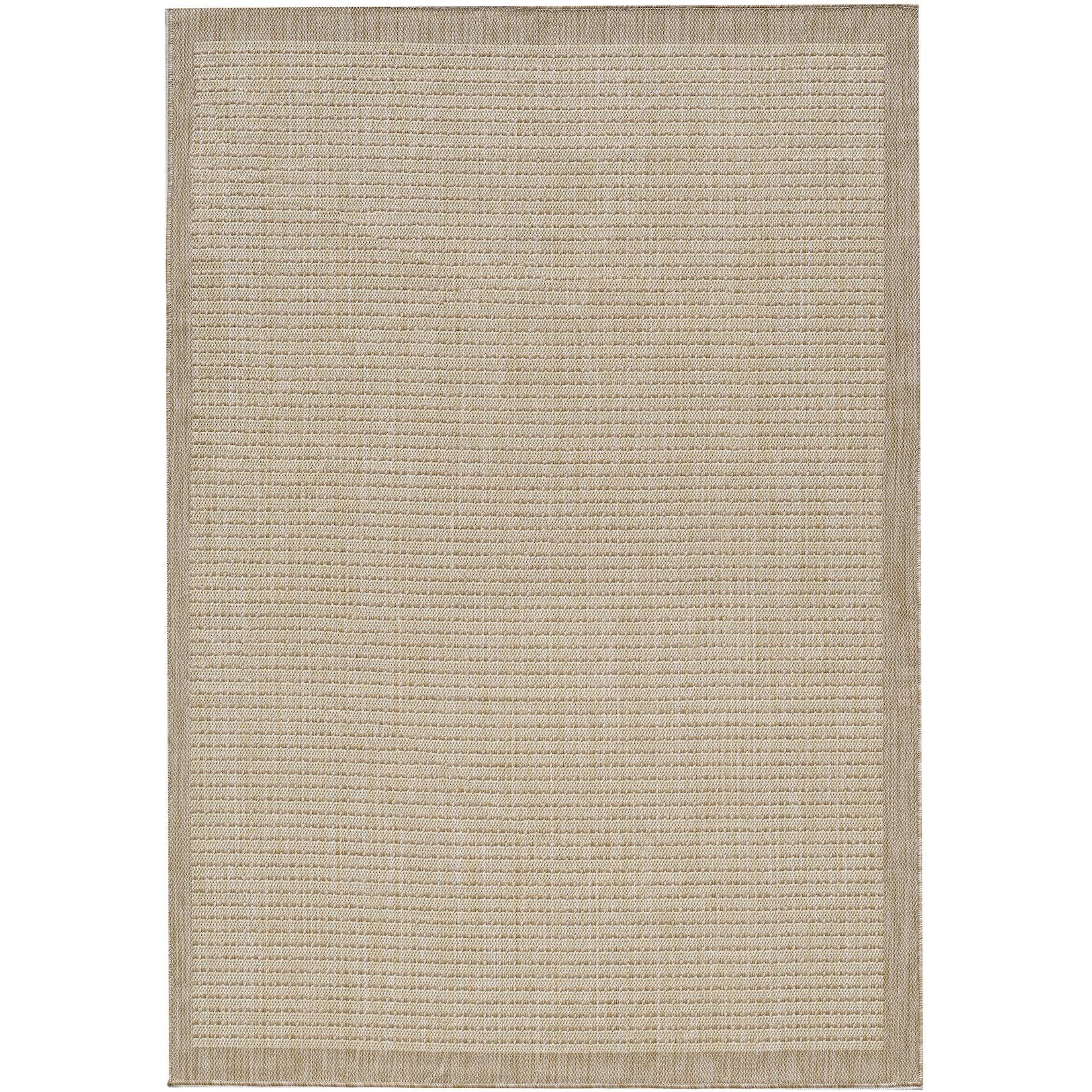 Teppich Outdoor DAFNE in Beige, einfarbig, 140 x 200 cm