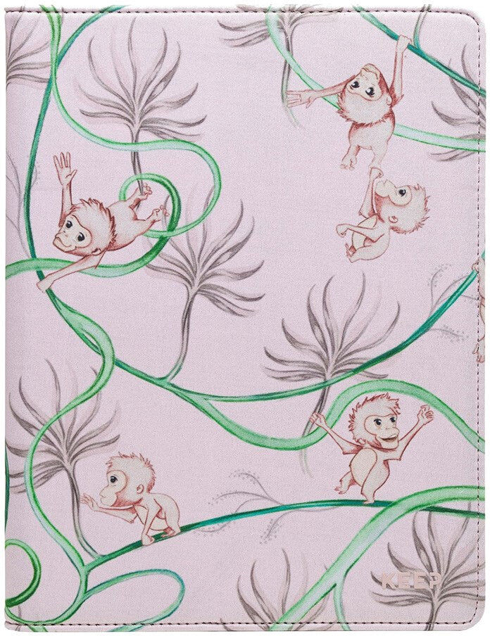 Trunk iPad 10.2" (2021 / 2020 / 2019) / Air (2019) Flip Cover m. Abe Design - Lyserød