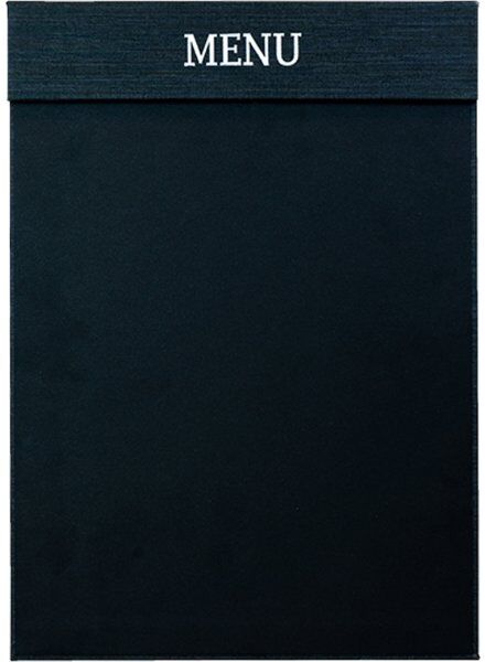 Peleman Menu Clipboard   A4   Charcoal