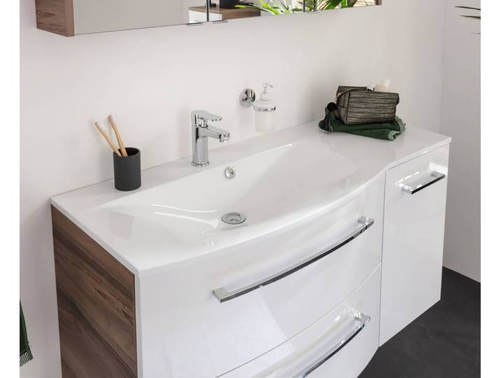 Gussbecken Lugano Breite 115 cm 115 x 16 x 46cm Ausrichtung rechts