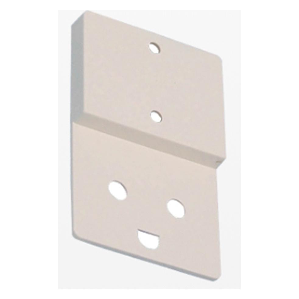 LK FUGA Kontaktlås for stikkontakt med afbryder 1½ modul, Hvid- I pose for DIY (AAK530D69471L)