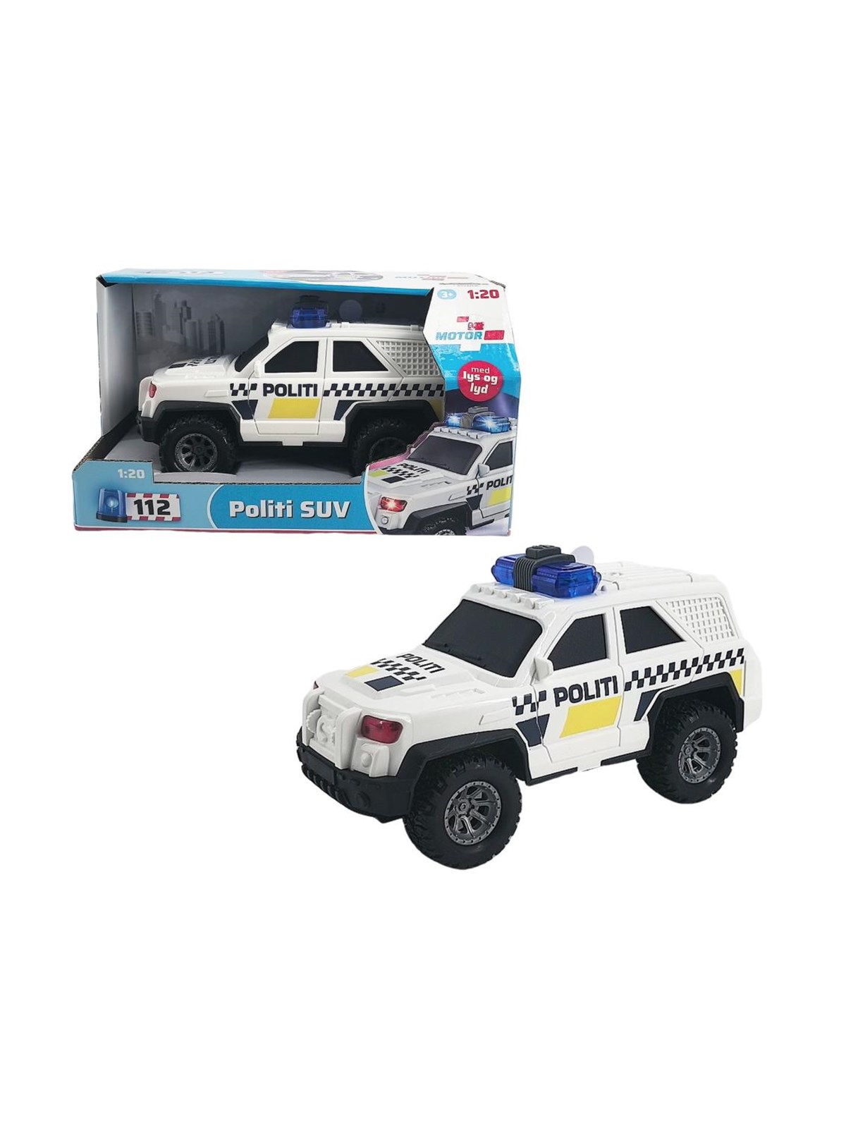 Impulse Toys Polizei SUV m/Licht und Sound 1:20 (friction)