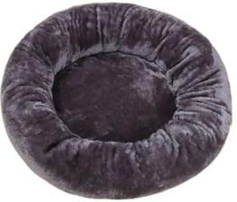 Uplift Treasures Soft Donut Pet Cushion Bed dark Grey m