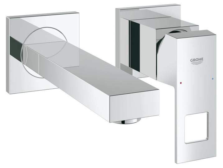 Eurocube Façade de Mitigeur monocommande 2 trous lavaboTaille S (19895000)