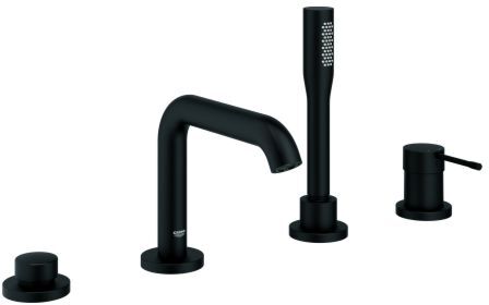 Grohe Essence 4-Loch-Einhebel-Wannenkombination 25251KF1 phantom black