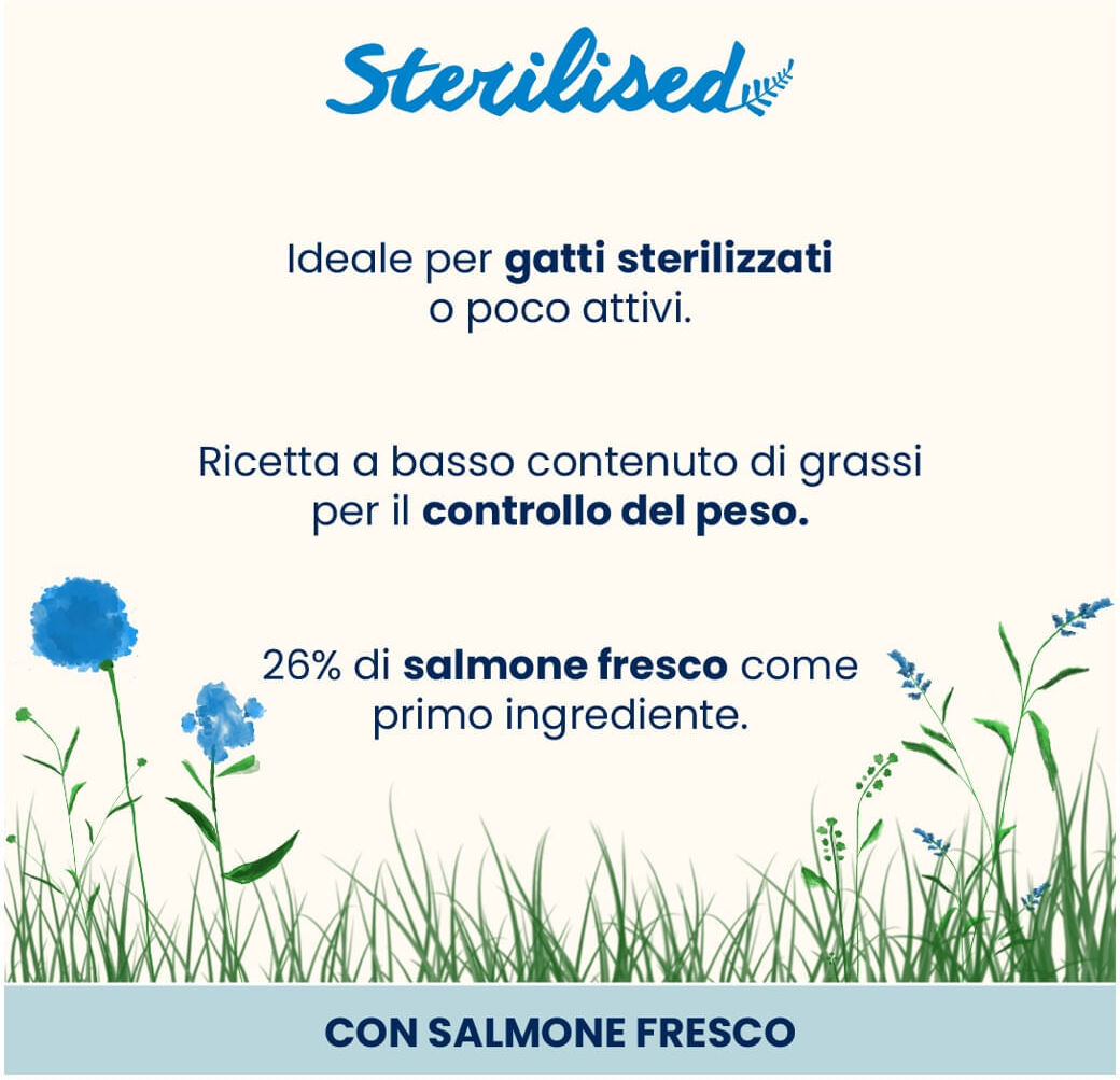 Almo Nature Cat Holistic Sterilised Salmone e Riso 400G