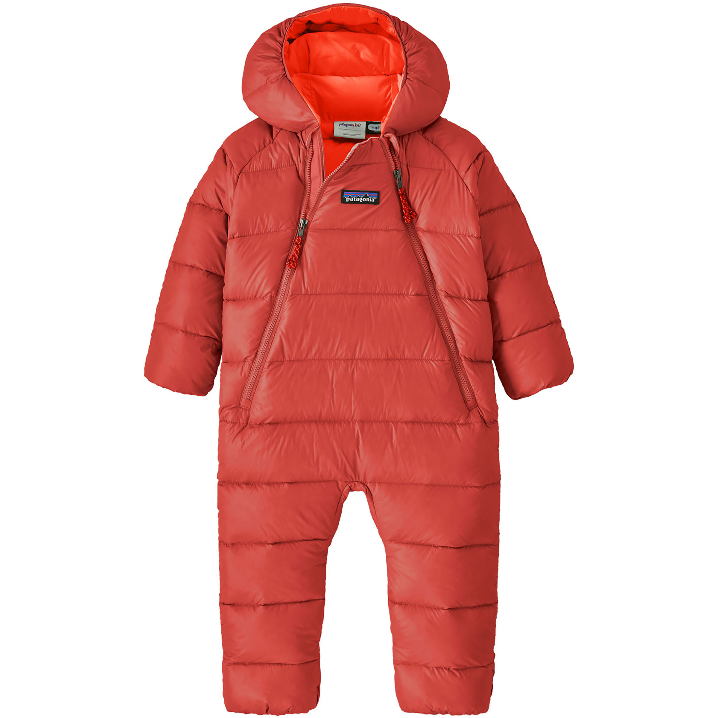 Patagonia Infant Hi-Loft Down Schneeanzug Kinder Overalls rot Größe 89 Lifestyle Isolierend Wasserabweisend