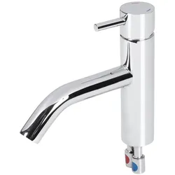 Differnz, Duscharmatur + Badewannenarmatur, Wastafelkraan - Mengkraan - Gebogen Kraan - Koud/Warm - Chroom
