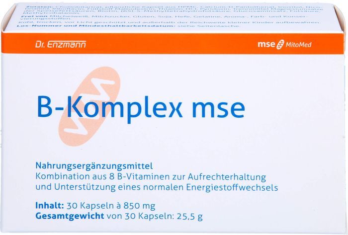 MSE Pharmazeutika GmbH B-KOMPLEX mse Kapseln 30 St. (25,5 g)