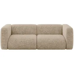 MODULARES Sofa 2-SITZER MIRA-S1 228x89x70 Braun cm Velours