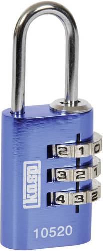KASP K10520BLUD Vorhängeschloss 20mm Blau Zahlenschloss