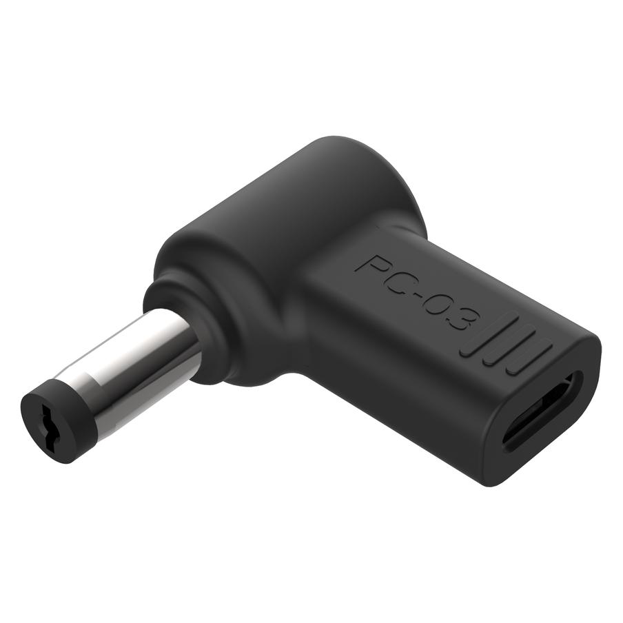 Conceptronic Adapter USB-C -> DC, Acer 5.5x1.7mm 18-20V sw (DC-Stecker, USB-C) (ABBY15PC03)