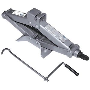 ProPlus Scherenwagenheber 580107, mit Kurbel, 1 t Tragkraft, für PKW, Hubhöhe 90-315 mm