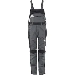 Latzhose "BESTWORK NEW" - 56 - grau/schwarz