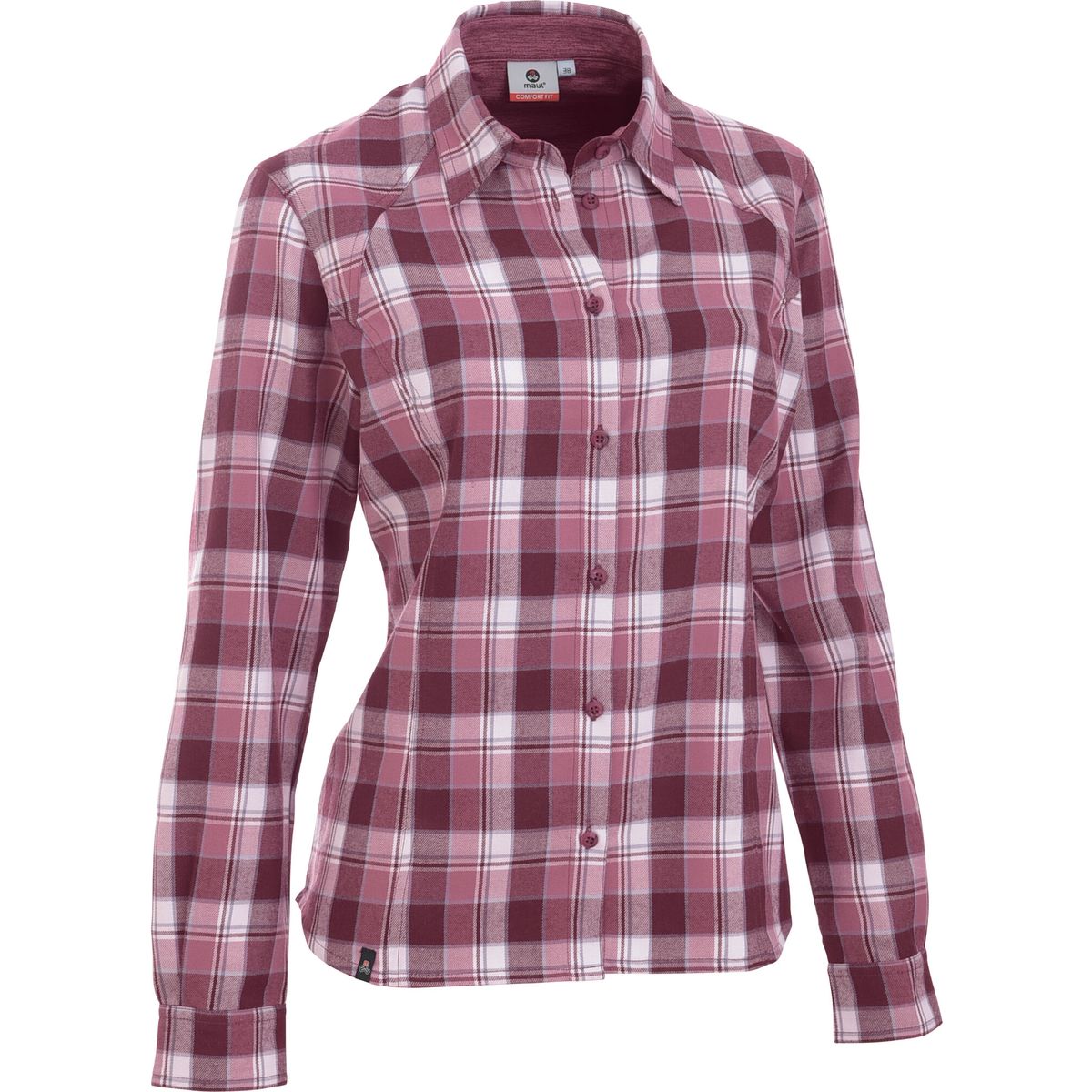 MAUL Sport Trento II - 1/1 Flanellbluse Karo rosa (83) 48 5430800958-83-48