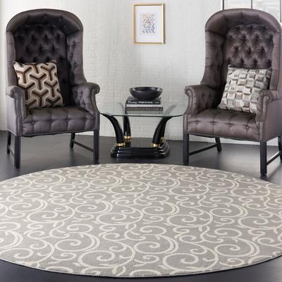 Nourison Grafix Farmhouse Country Scroll Transitional Area Rug