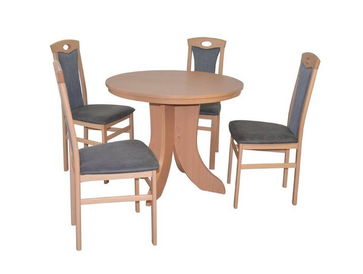 moebel-direkt-online Essgruppe 5tlg., Tisch mit Auszugsfunktion, (Spar-Set, Essgruppe 5tlg)