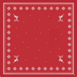 Bio Dunicel®-Mitteldecke 84 x 84 cm Knitted Traditions, 100 Stk/Krt (1 x 100 Stk)