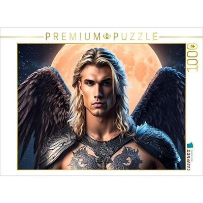 CALVENDO Puzzle Engel Haniel - Kämpfer gegen das Böse | 1000 Teile Lege-Größe 64x48cm Foto-Puzzle für glückliche Stunden