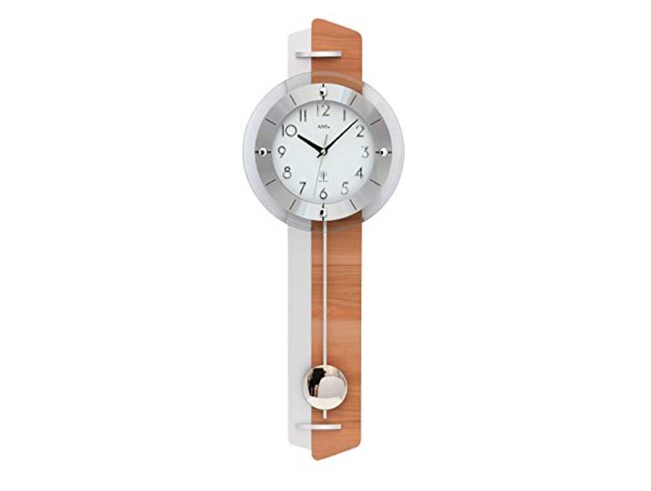 AMS F5271 Funk Pendeluhr, Holz, Mehrfarbig, 80 x 35 x 20 cm