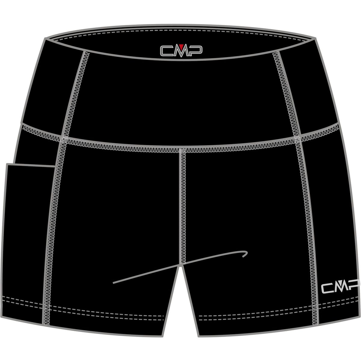 CMP Woman Shorts nero (U901) 44 35C6636-U901-44