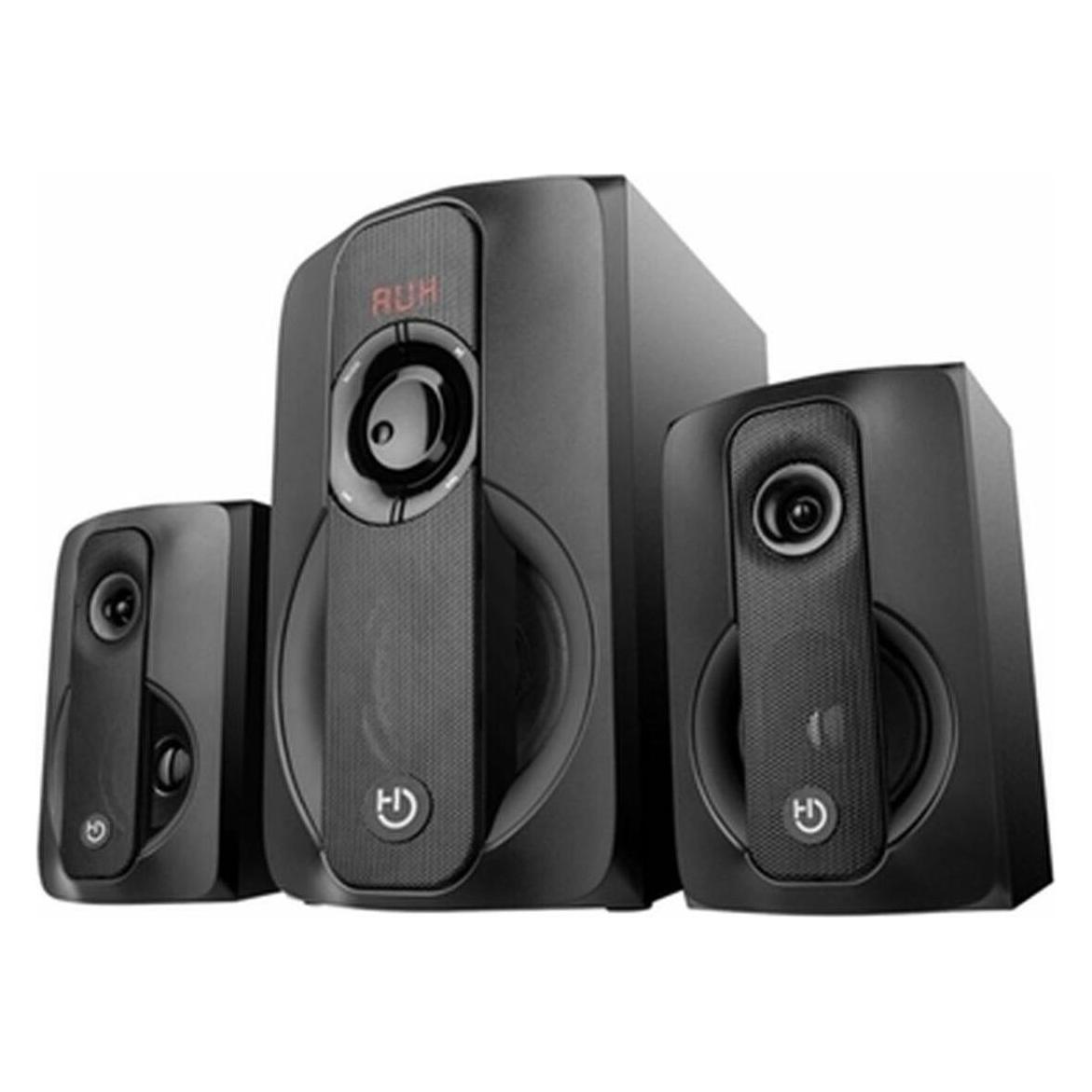 Hiditec Altavoces 2.1 Multimedia H400 Dark Edition 80w Bluetooth USB Sd Radio (SPK010003)
