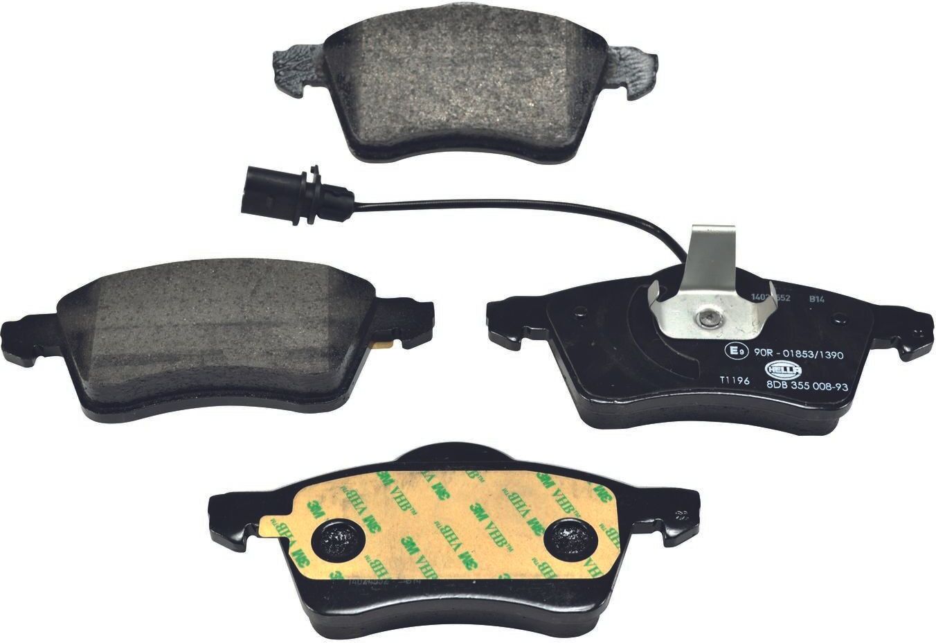 HELLA 8DB 355 008-931 Brake pad set
