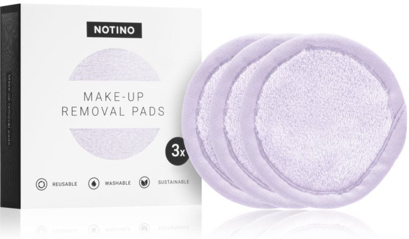 Notino Spa Collection Make-up removal pads make-up removal pads shade Lilac 3 pc