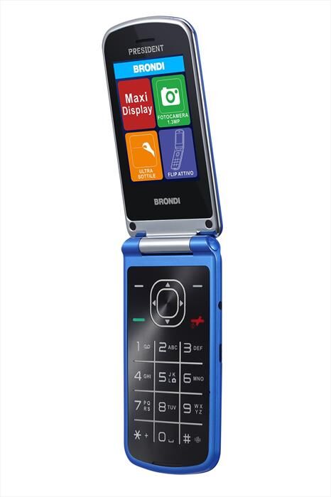 Brondi Cellulare President-blu Metal