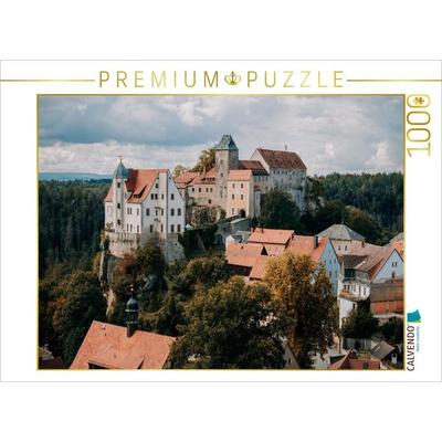 CALVENDO Puzzle Burg Hohnstein | 1000 Teile Lege-Größe 64x48cm Foto-Puzzle für glückliche Stunden
