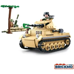 Sluban World War 2 kleiner deutscher Panzer M38-B0691