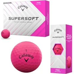 Callaway Supersoft Golfball 12er matt pink