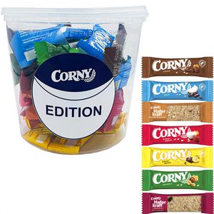 Corny Müsliriegel Mix mit 7 Sorten, Runddose mit 28 Riegeln