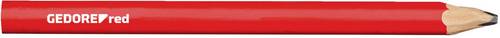 Gedore RED 3301432 Handwerker Bleistift L.175mm oval rot 12Stk. Bau-Bleistift