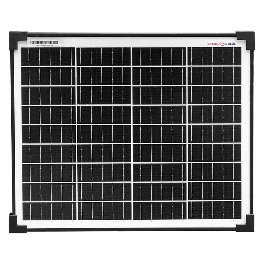Enjoy solar Monokristallines Solarmodul 20W/12V (20 W, 1.60 kg) (67965250)