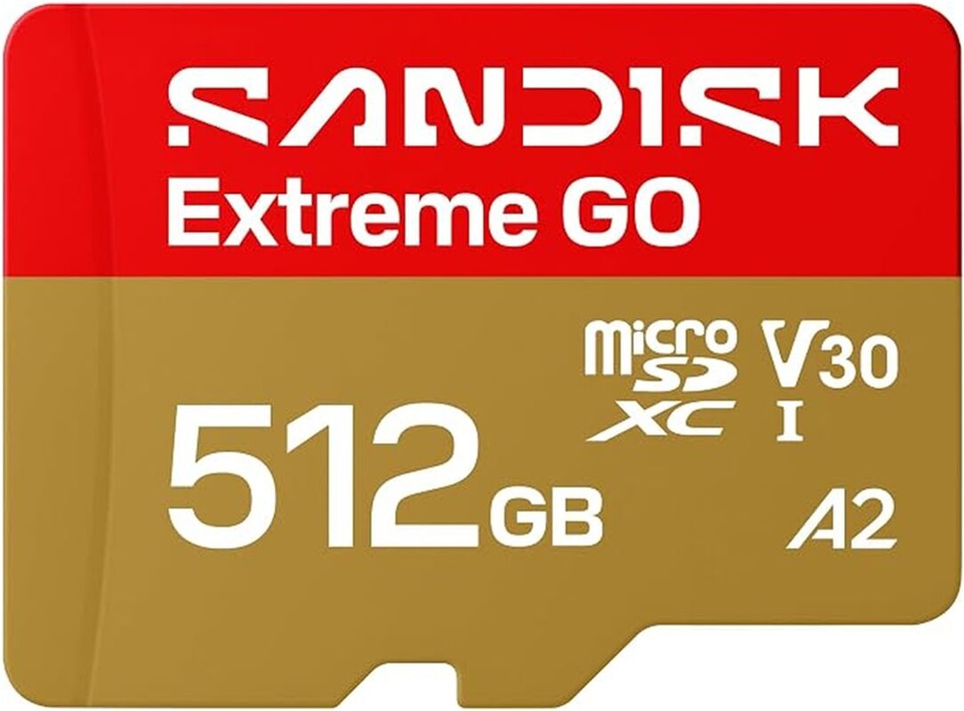 SanDisk Tarjeta de memoria MicroSDXC Extreme GO 512GB.